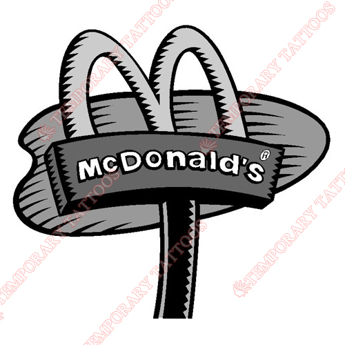 McDonalds Customize Temporary Tattoos Stickers NO.5576